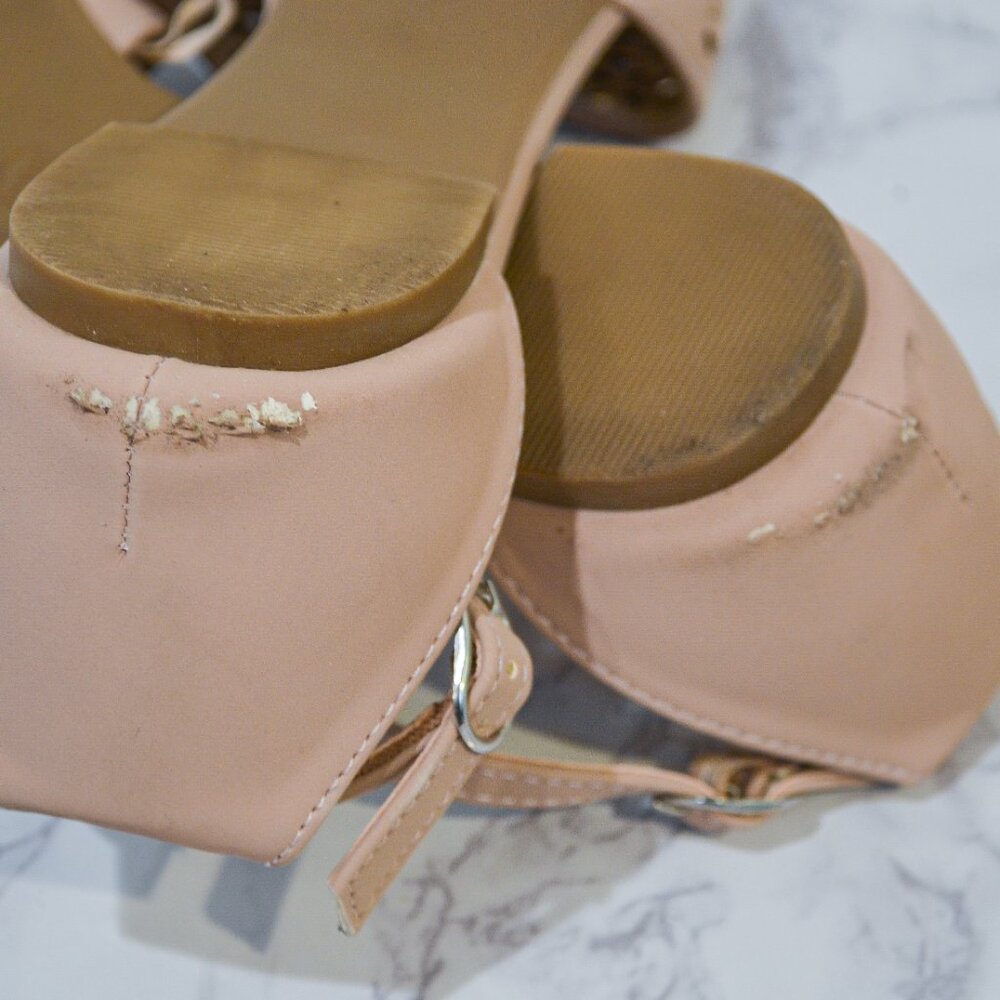 NICOLE | NUDE LASER CUT FLATS - Picture 6 of 6